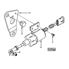 Solenoid, Fuel Pump - Блок «Fuel Shutoff Valve FV9188»  (номер на схеме: 4)