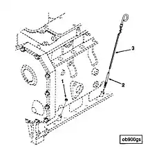 Plug, Expansion - Блок «Oil Level Gauge LG9042»  (номер на схеме: 1)