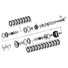 THRUST WASHER A=2,10 IN 0730 150 455(2) (00655267) - Блок «COUPLING 464415144400»  (номер на схеме: 310)