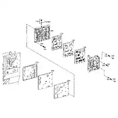 DUCT PLATE (1000002170) - Блок «GEAR SHIFT SYSTEM 464410632500»  (номер на схеме: 40)