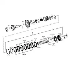 Tapered roller bearing (44,450X95,250X28,575) - Блок «СОЕДИНЕНИЕ 4657.174.043»  (номер на схеме: 230)