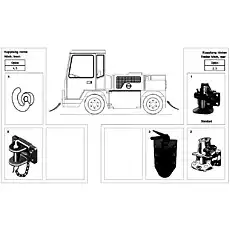 REPAIR SET RELEASING LEVER FOR 245 - Блок «644.1800 TRAILER HITCH» 