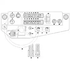 CONTROL LAMP MG12V - Блок «644.9800 INSTRUMENT PANEL»  (номер на схеме: 5)