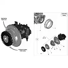 MAGNETIC COUPLING WITH PLATE LA 40.035X V1272 - Блок «646.8600 CLUTCHES»  (номер на схеме: 5)