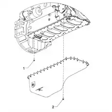 SCREW HEX FLG HD CAP (M8 X 1.25-20 925 PLAIN) - Блок «Mounting Oil Pan»  (номер на схеме: 02)