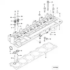 Plug, Expansion - Блок «Cylinder Head PP97971»  (номер на схеме: 20)