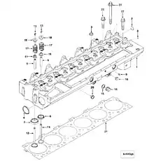 Plug, Pipe (1/2 NPT Not in this version) - Блок «Cylinder Head PP97972»  (номер на схеме: 10)