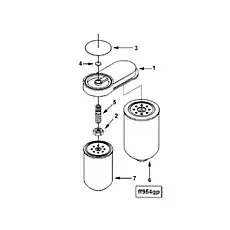 Seal, Rectangular Ring - Блок «Fuel Filter FF9340»  (номер на схеме: 4)