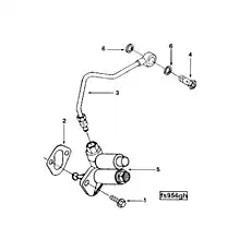 Washer, Sealing - Блок «Fuel Transfer Pump FS9727»  (номер на схеме: 6)