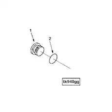 Plug, Threaded (M22 x 1.50 x 15.5) - Блок «Torque Converter Oil Cooler»  (номер на схеме: -)