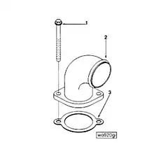 Gasket, Connection - Блок «Water Inlet Connection WI9161»  (номер на схеме: 3)