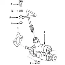 GASKET, COVER PLATE - Блок «PUMP, FUEL TRANSFER»  (номер на схеме: 4)
