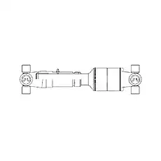 Front Axle Shaft As - Блок «B80A05 Вал переднего моста в сборе 2»  (номер на схеме: 1)