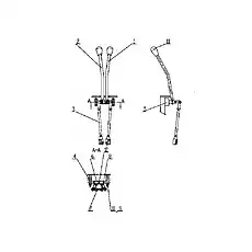 Rotor Shaft - Блок «B80B110803 Механизм работы стабилизатора в сборе 2»  (номер на схеме: 4)