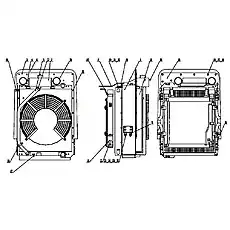 Water Tank Support - Блок «Охлаждение в сборе 2»  (номер на схеме: 2)