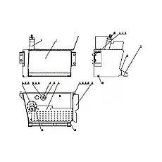 Skidproof Cushion Assembly - Блок «Топливный бак в сборе 4»  (номер на схеме: 4)