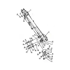 Bearing-Sleeve - Блок «Группа связывания - Экскаватор-погрузчик 3»  (номер на схеме: 25)