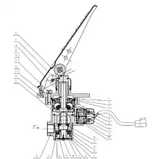 valve piece - Блок «HP3514AB Воздушный тормозной клапан»  (номер на схеме: 17)