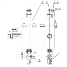 Connector - Блок «Z55S0803T2 Клапан»  (номер на схеме: 3)