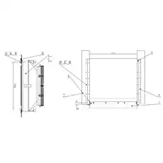 Radiator Assembly - Блок «Z5E30102T1 Система охлаждения»  (номер на схеме: 2-1)