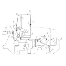 Lift kick-out valve - Блок «Z5E315T4 Электрические компоненты»  (номер на схеме: 65)