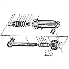 Cylinder head - Блок «Цилиндр отвала»  (номер на схеме: 14)