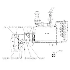 Screw M10X25 - Блок «Система преобразователя крутящего момента»  (номер на схеме: 32)
