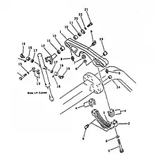 Fitting, Grease M10X1 - Блок «Подъемник лезвия»  (номер на схеме: 8)