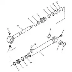 Plug AR1/8 - Блок «Цилиндр рулевого управления»  (номер на схеме: 19)