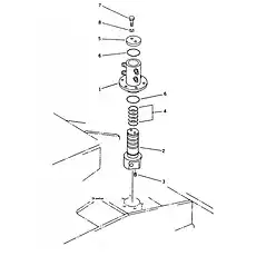 Plug B R1/8 - Блок «Шарнирное соединение (для усиления наклона)»  (номер на схеме: 3)
