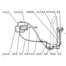 HOSE Ф32 - Блок «Гидравлическая система распределения ветра»  (номер на схеме: 18)