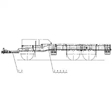 Bolt M6x20 - Блок «xz16k-26 Пучки проводов»  (номер на схеме: 4)