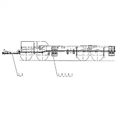 Electric horn - Блок «xz50k-26 Пучки проводов»  (номер на схеме: 3)