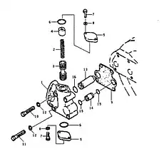 WASHER SPRING - Блок «Клапан редуктора давления»  (номер на схеме: 8)