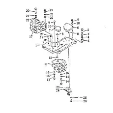 O-RING - Блок «Сервоклапан и седло клапана (PD320Y-1)»  (номер на схеме: 12)