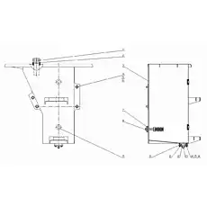 Plug screw M5x16 - Блок «Топливный бак в сборе»  (номер на схеме: 2)