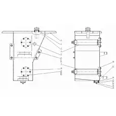 Air cleaner - Блок «Гидравлический масляный бак»  (номер на схеме: 2)