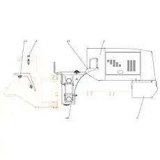 Hydraulic tank assembly - Блок «Система выходной панели»  (номер на схеме: 9)