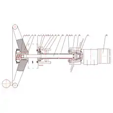 Bolt M10x85 - Блок «Гидравлический рулевой механизм»  (номер на схеме: 16)
