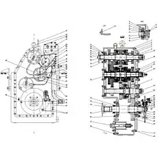 Adapter A8 - Блок «Коробка передач в сборе»  (номер на схеме: 52)