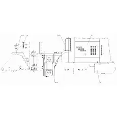 Hydraulic oil tank assembly - Блок «Система выходной панели»  (номер на схеме: 9)