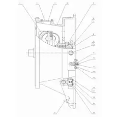 Outlet valve core - Блок «Преобразователь крутящего момента в сборе»  (номер на схеме: 18)