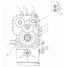 Transmission control valve assembly - Блок «Коробка передач в сборе I»  (номер на схеме: 11)