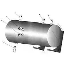 Inflation valve - Блок «Воздушный бак в сборе»  (номер на схеме: 5)