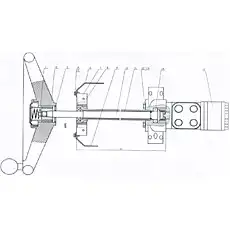 Bolt M10x75 - Блок «Гидравлический рулевой механизм»  (номер на схеме: 12)