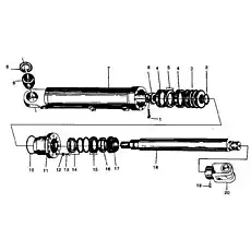 Joint bearing GE70ES - Блок «Подъемный цилиндр»  (номер на схеме: 9)
