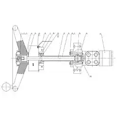Single-row radial ball bearing 104 - Блок «Гидравлический рулевой механизм»  (номер на схеме: 10)