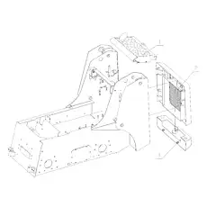 Upper hood assembly LG307 - Блок &laquo;Система выходной панели&raquo;  (номер на схеме: 1)