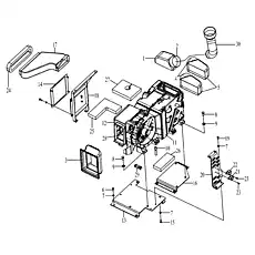 AIR CONDITIONER SUB SG443170-7520 - Блок «Воздушный кондиционер в сборе»  (номер на схеме: 11)