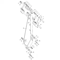 ADJUST SHIM 3 LG6150.15-09 3 - Блок «Рычаг в сборе»  (номер на схеме: 25)